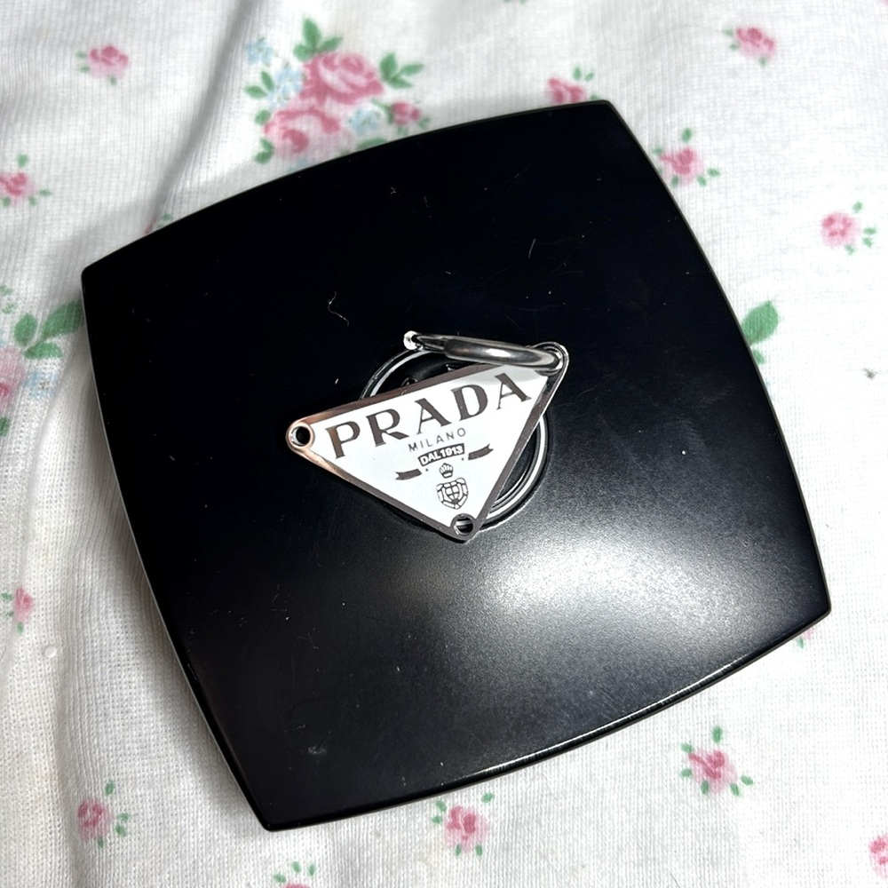Prada logo earring